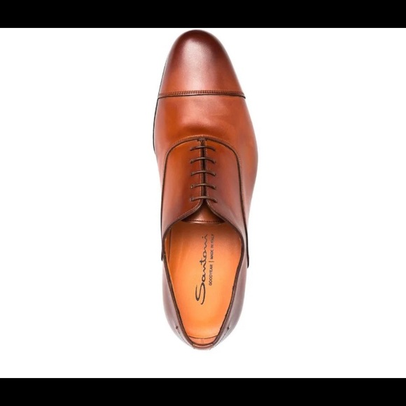 Santoni Other - EUC/SANTONI ITALIAN LEATHER BROWN CAP TOE SZ:13 M